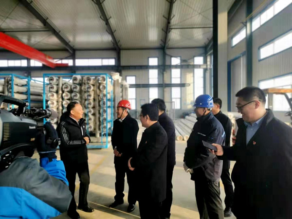 北票市委書記張秀軍走進(jìn)一諾環(huán)境產(chǎn)業(yè)園，踐行“不忘初心、牢記使命”主題教育